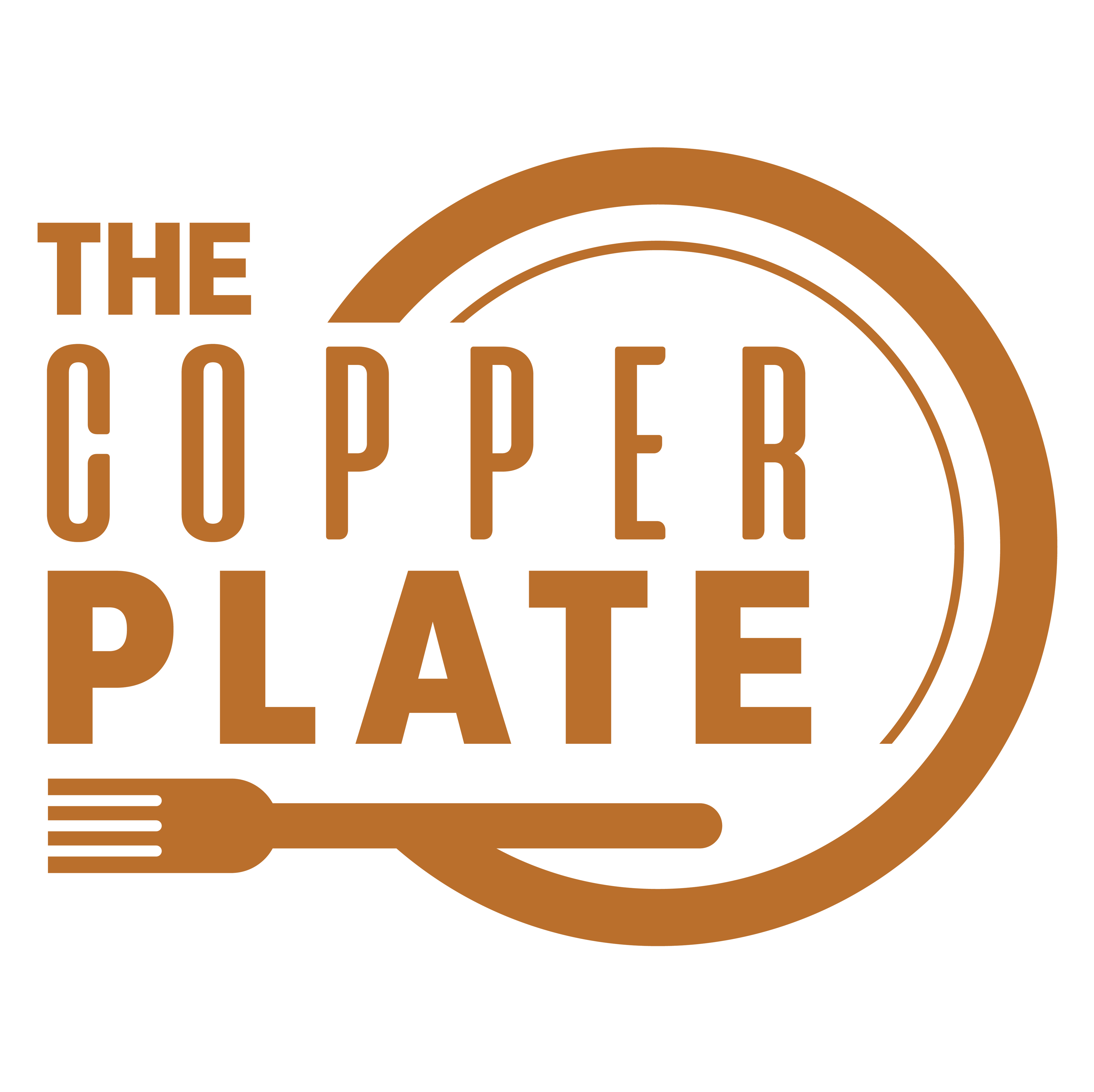 The Copper Plate Logo